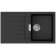 Hansgrohe Kitchen set, granite sink S520-F345 + tap Zesis M33, black graphite-black matt (43356670)
