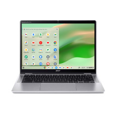 Acer Ноутбук Chromebook Spin CP314-2HN 14" WUXGA IPS Touch, Intel i3-N305, 8GB, F256GB, UMA, ChromeOS, сріблястий (NX.KYJEU.001)