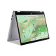 Acer Ноутбук Chromebook Spin CP314-2HN 14" WUXGA IPS Touch, Intel i3-N305, 8GB, F256GB, UMA, ChromeOS, сріблястий (NX.KYJEU.001)