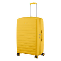 2E Suitcase Large, Aero, polypropylen, 99/119L, TSA, 4 wheels, EXP, amber yellow (2E-SPP-AERO-L-AY)