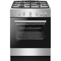 Hansa Плита газова, 70л, 60x60см, чавун, нерж (FCGS61129H)