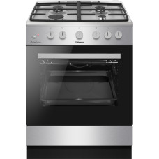 Hansa Плита газова, 70л, 60x60см, чавун, нерж (FCGS61129H)