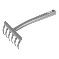 Neo Tools Грабли садовые, ширина 11,2 см, 6 зубцов 28,5 см, сталь 0,28 кг (95-024)