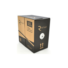 Кабель сетевой Ritar FTP 305м, cat 6, CU, КВПЭ 4*2*0,54мм, White, indoor (07818)