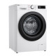 LG WM front load, 9kg, 1200, A, 48cm, display, steam, invertor, white (F2Y5FS6W)