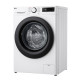 LG WM front load, 9kg, 1200, A, 48cm, display, steam, invertor, white (F2Y5FS6W)