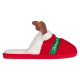 ARDESTO Home shoes Christmas 38/39 size, 100% polyester, sole 100% rubber, red (ART2538DR)