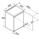 Liebherr Refrigerator single chamber, 85x50x60.7, ref-85L, freez.-13L, 1 door, A++, inox (RSVE1201)