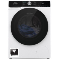 Gorenje Пральна машина фронтальна, 10кг, 1400, A+++, 60см, дисплей, інвертор, пара, Wi-Fi, підсвітка барабану, білий (WNS14A4TWIFI)
