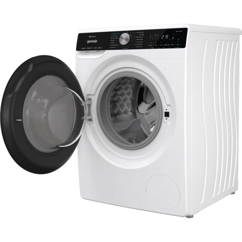 Gorenje Стиральная машина фронтальная, 10кг, 1400, A+++, 60см, дисплей, инвертор, пар, Wi-Fi, подсветка барабана, белый (WNS14A4TWIFI)