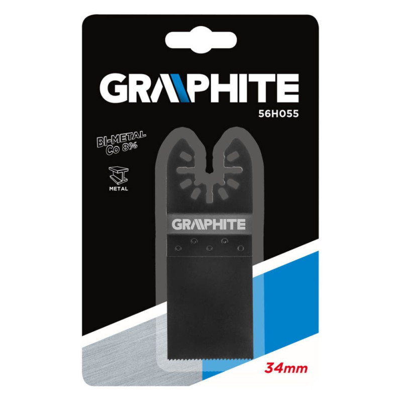 Graphite plunge saw blade for metal, for multifunctional tool, 34mm (56H055)