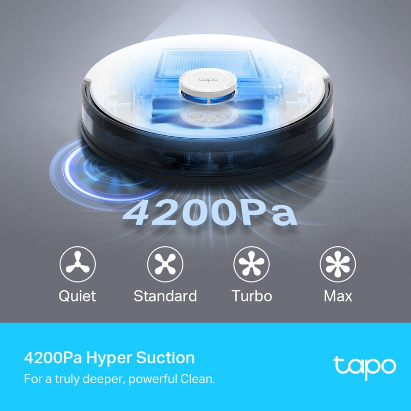 TP-Link Робот-пилосмок TAPO RV 30 LIDAR з підтримкою вологого прибирання (TAPO-RV30)