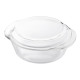 ARDESTO Baking dish with lid BLACK MARS, round, 1.5 l (AR2406BG)