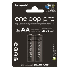 Panasonic Eneloop Pro AA 2500 mAh 2BP (BK-3HCDE/2CP)