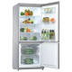 SNAIGE Ref with bottom freezer, 150x60х65, ref-173L, freez.-54L, 2doors, A++, ST, grey metallic (RF27SM-S0MP2E)