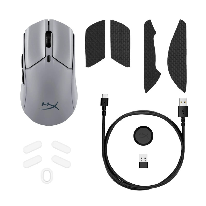 HyperX Pulsefire Haste 2 Pro, RGB, USB-A/WL/BT, black (A1KY5AA)