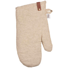ARDESTO Oven mitten Oliver, 18х30cm, 100% cotton, filling: batting, chocolate (ART05OR)