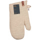 ARDESTO Oven mitten Oliver, 18х30cm, 100% cotton, filling: batting, chocolate (ART05OR)