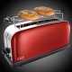 Russell Hobbs Toaster Classic, 1100W, metal, long slots, red-silver (21391-56)