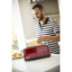 Russell Hobbs Toaster Classic, 1100W, metal, long slots, red-silver (21391-56)