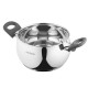 ARDESTO Casserole Gemini Cremona, glass lid, 3.0 l, stainless steel (AR4330GA)