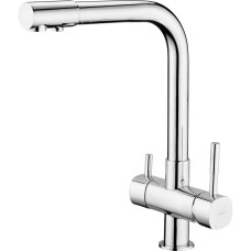Deante Sink tap, spout lenght - 216mm, swivel, 1+1filter connection, chrome (BCH_065M)