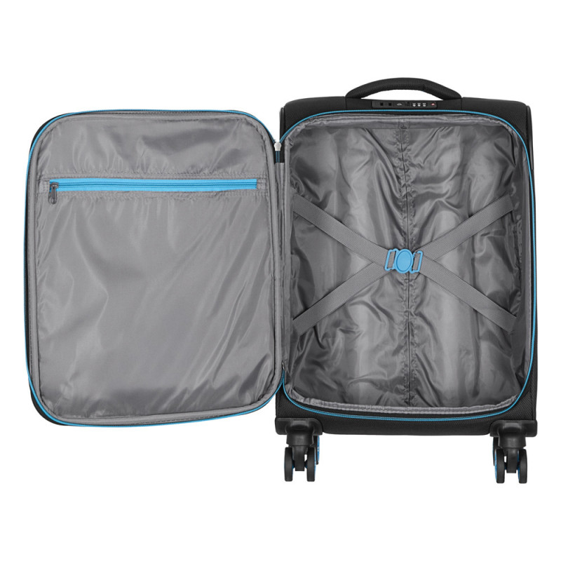 2E Валіза 2E, Trek, поліестер, мала, 35л, TSA, 4 колеса, чорний (2E-SPE-TREK-S-BK)