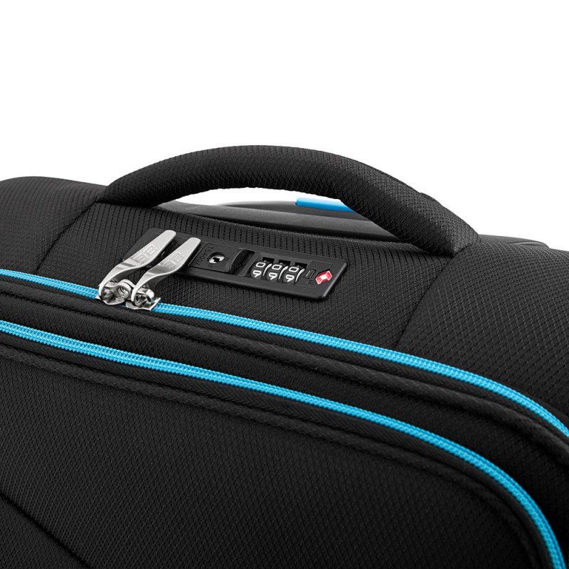 2E Валіза 2E, Trek, поліестер, мала, 35л, TSA, 4 колеса, чорний (2E-SPE-TREK-S-BK)