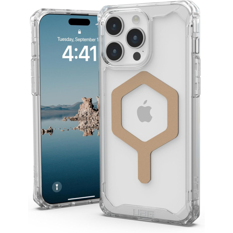 UAG Apple iPhone 15 Pro Max Plyo Magsafe, Ice/Gold