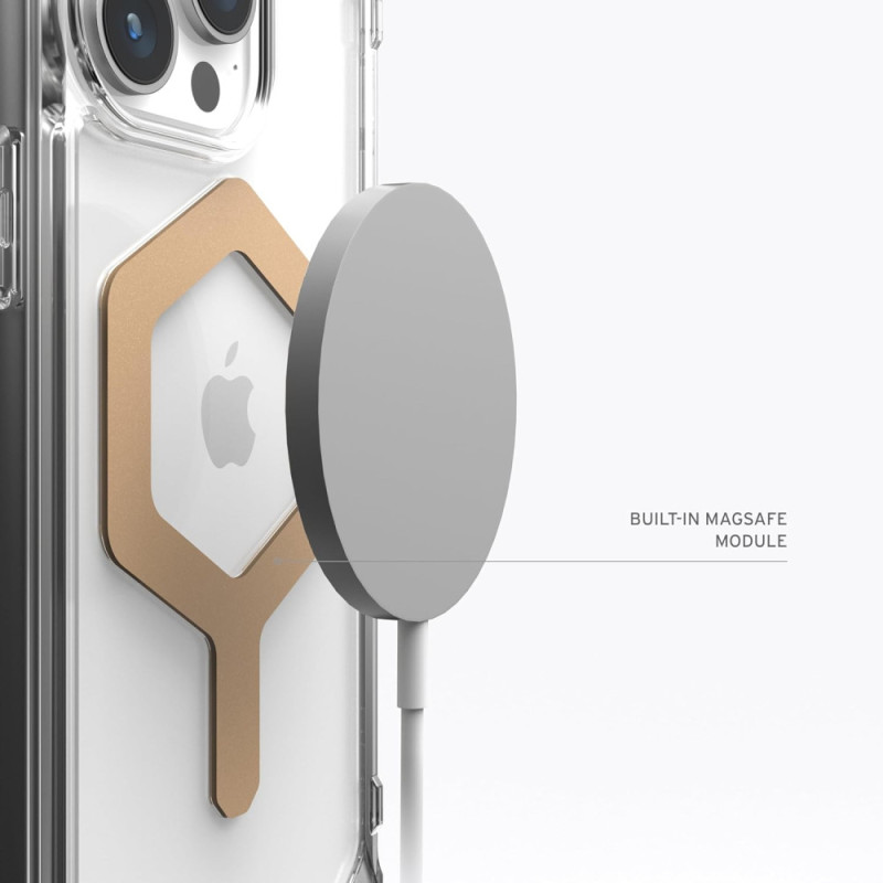 UAG Apple iPhone 15 Pro Max Plyo Magsafe, Ice/Gold