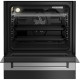 Beko Cooker electrical glass-ceramic, 66L, 60x60cm, display, convection, inox (FSE67310GX)
