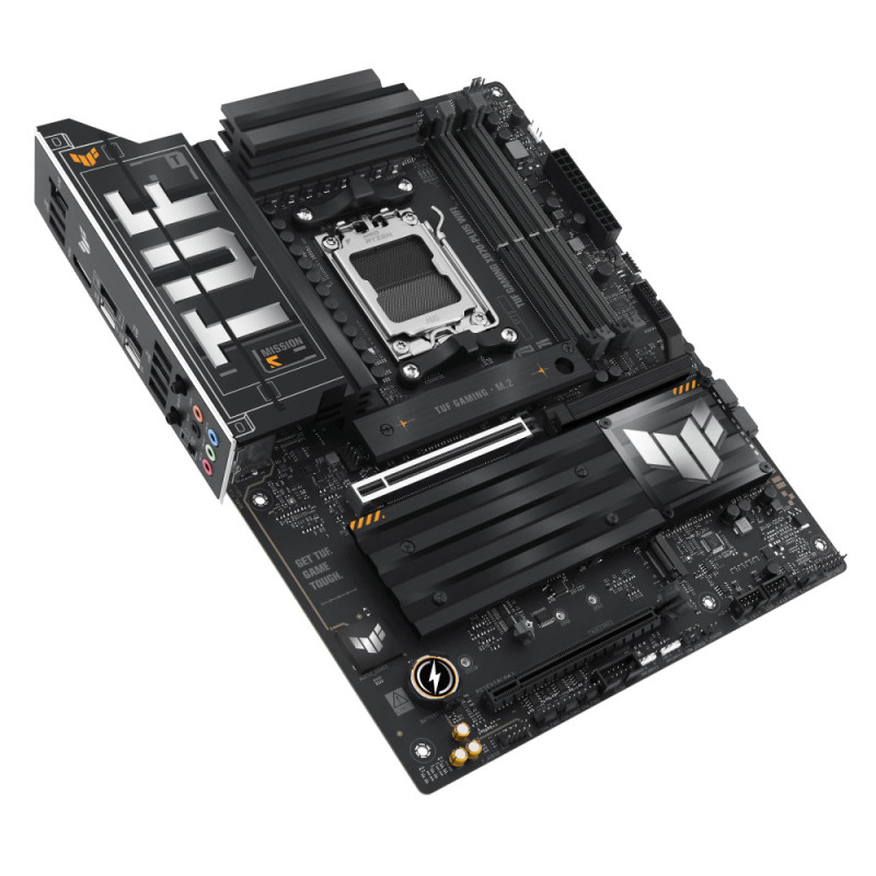 ASUS Материнcкая плата TUF GAMING X870-PLUS WIFI sAM5 X870 4xDDR5 M.2 HDMI WiFi BT ATX (90MB1IU0-M0EAY0)