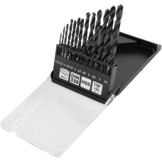 Graphite Набір свердел по металу GRAPHITE HSS зі швидкорізальної сталі HSS 1.5-6.5мм кейс 13шт (54T930)