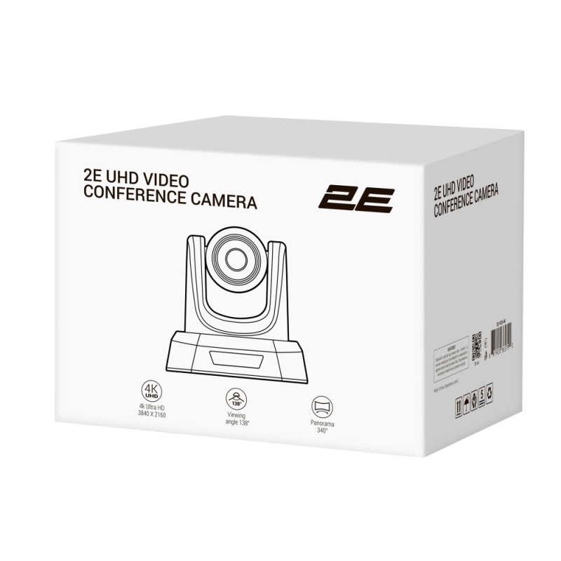 2E Видео конференц камера UHD 4K Black (2E-VCS-4K)