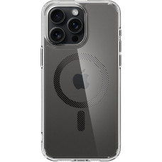 Spigen Чехол для Apple iPhone 15 Pro Ultra Hybrid MagFit, Carbon Fiber (ACS06717)