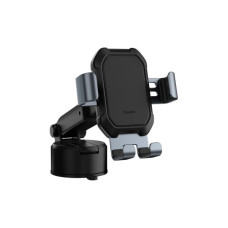 Универсальный автодержатель Baseus Tank gravity car mount holder with suction base Tarnish Black (SUYL-TK01)
