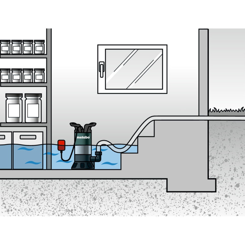 Metabo Насос занурювальний для брудної води PS 18000 SN (0251800000)