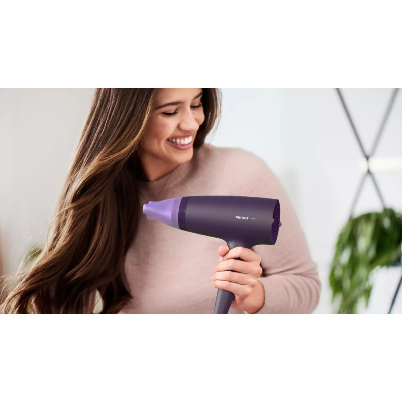 Philips Фен 3000 Series, 2100Вт, режимов-3, хол. обдув, лиловый (BHD341/10)