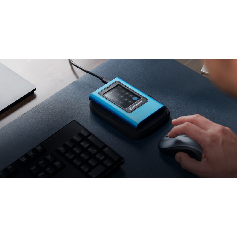 Kingston SSD  IronKey 1.9TB USB 3.2 Gen 1 Type-C VP 80 (IKVP80ES/1920G)