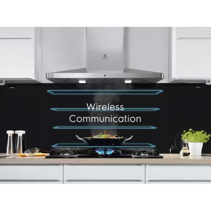 Electrolux Варочная поверхность индукционная, 60см, расширенная зона, Hob2Hood, черный (EIP6446)