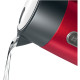 Bosch Electric kettle 1.7L, metal, red (TWK4P434)