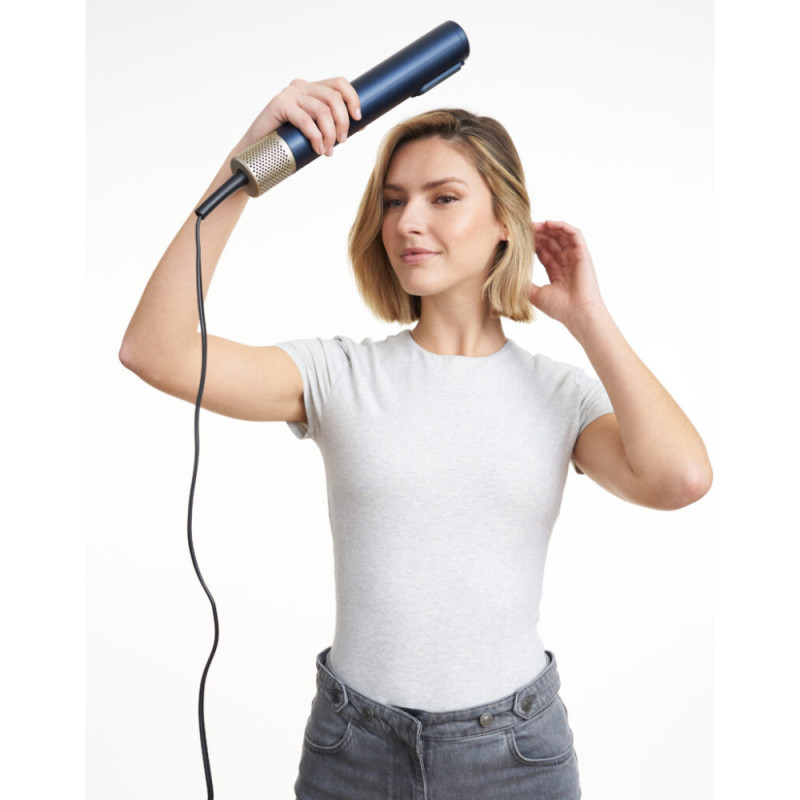 BaByliss styler Air Wand, 1600V, temp. modes-3, double ionisation, 2 nozzles, blue (AS6550E)