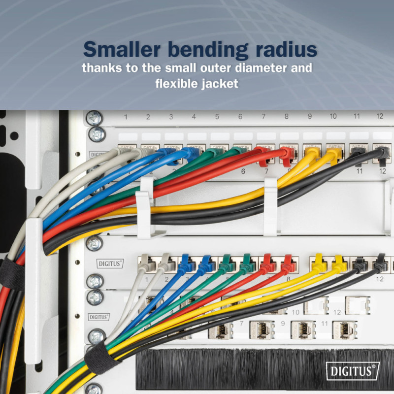 Digitus Патч-корд DIGITUS CAT 6a F-FTP Slim, 3 м, AWG 32/7, Cu, LSZH, синій (DK-1632-A-030S-B)