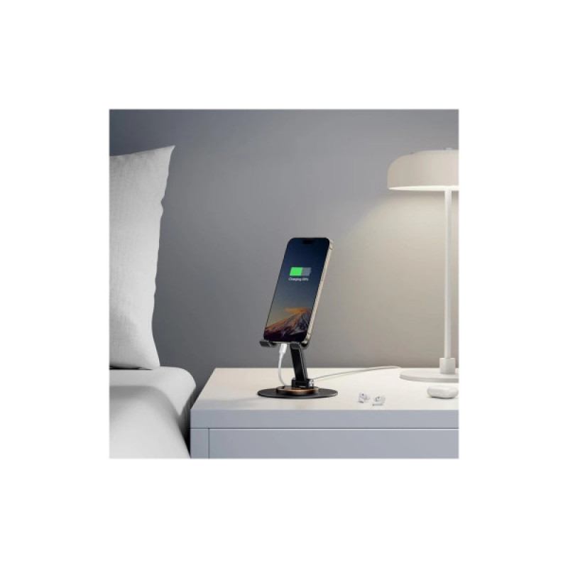 Подставка для планшета и телефона LP805 Swivel & Foldable Multi-Angle Phone Stand Black Ugreen (35152)