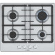 Bosch Варочная поверхность газовая 60см/чугун/газ-контроль/нерж (PGP6B5O93R)