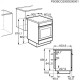 Electrolux Плита газовая, 57л, 50x60см, белый