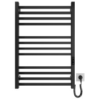 Hygge Family towel dryer electric London, 770х530х80mm, timer-regulator, steel, black matt (6.1.0102.06.BM)