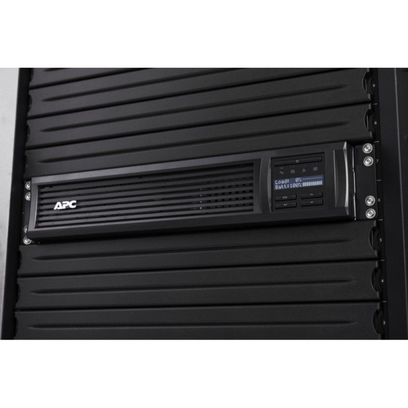 APC Джерело безперебійного живлення Smart-UPS 1000VA/700W, RM 2U, LCD, USB, SmartConnect, 4xC13 (SMT1000RMI2UC)
