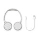 Philips Наушники On-ear TAH3209 BT 5.3, Wireless, Mic, Белый (TAH3209WT/00)