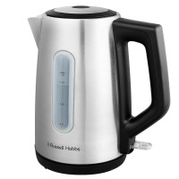 Russell Hobbs Electric kettle Heaton, 1.7L, Stainless Steel, silver-black (27380-70)